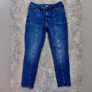 Women’s L 12 14 16 Express Skinny Flexx Jeans High Waisted